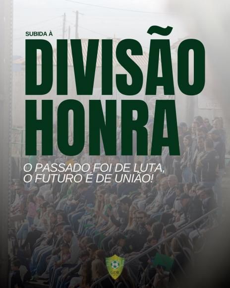 Subida do GDR Soalh&atilde;es &agrave; Divis&atilde;o de Honra